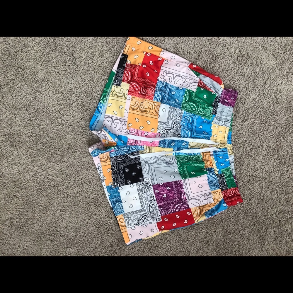 Shein draw string bandana shorts NEVER WORN